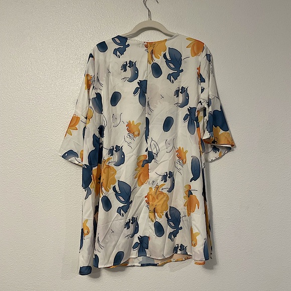 New MISSLOOK White Floral Dress - Picture 4 of 5